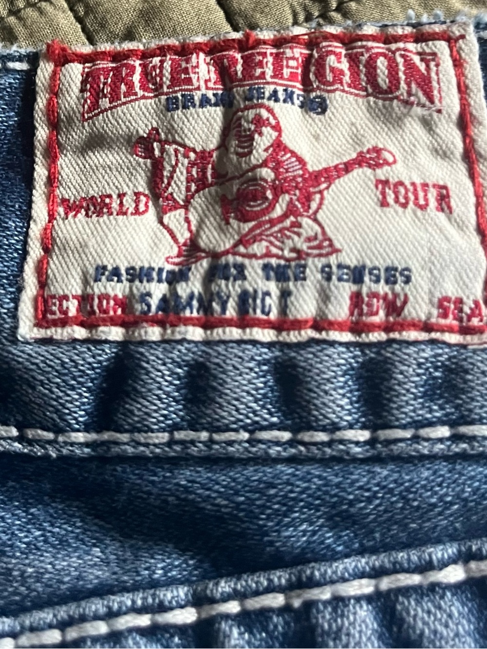 True Religion Light Blue Flared Jeans - Picture 9 of 11